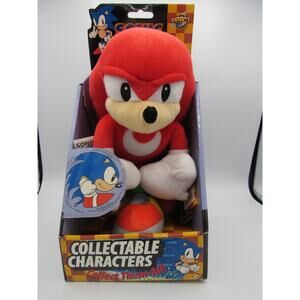 NEW Boxed Classic Knuckles the Echidna Plush Impact Innovations Sega 2007